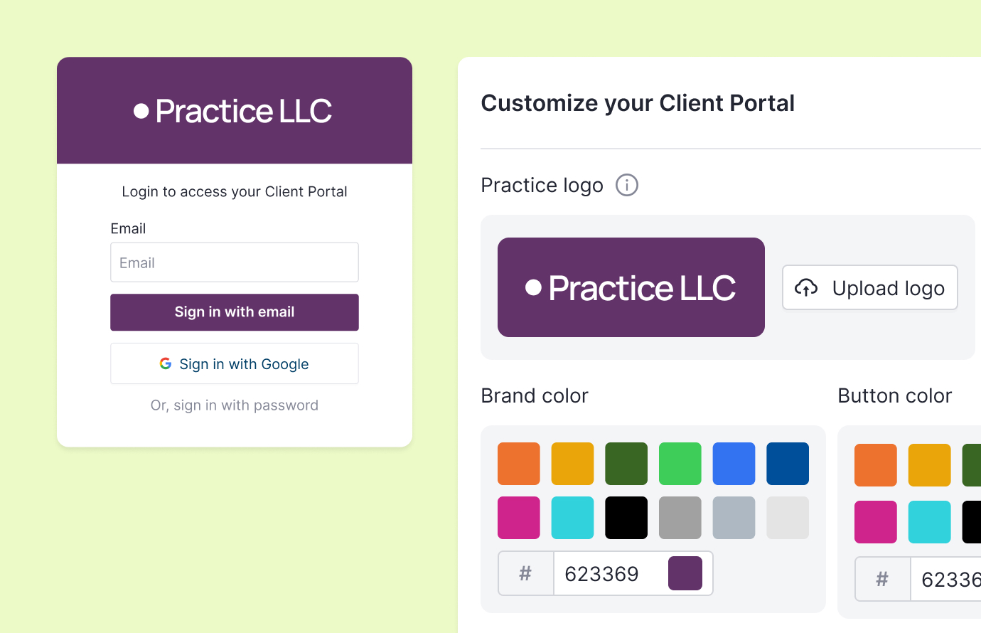 Client Portal Branding