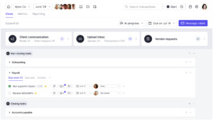 Product - Monthly Close Dashboard