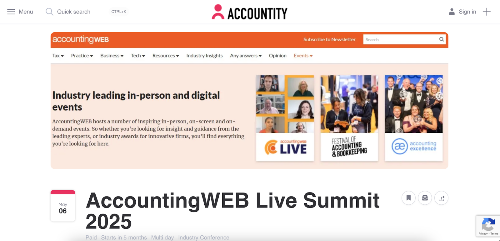 acounting web live summit