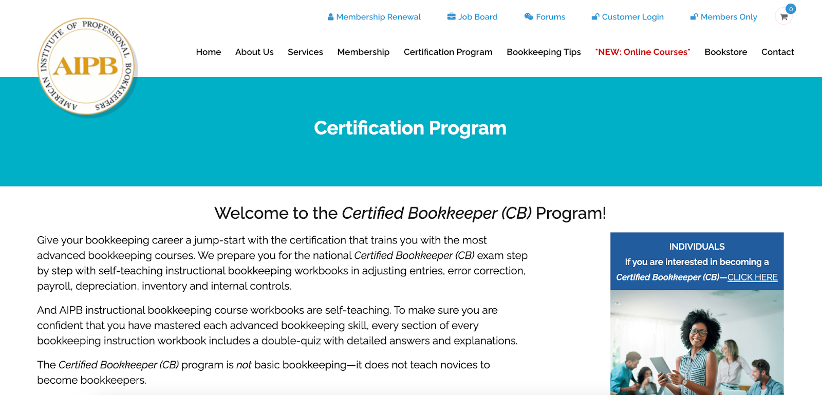 AIPB Certification Program