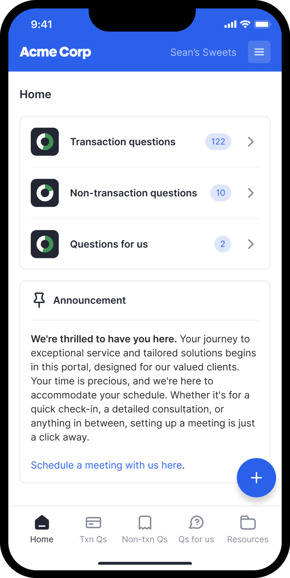 Keeper Mobile App - Home