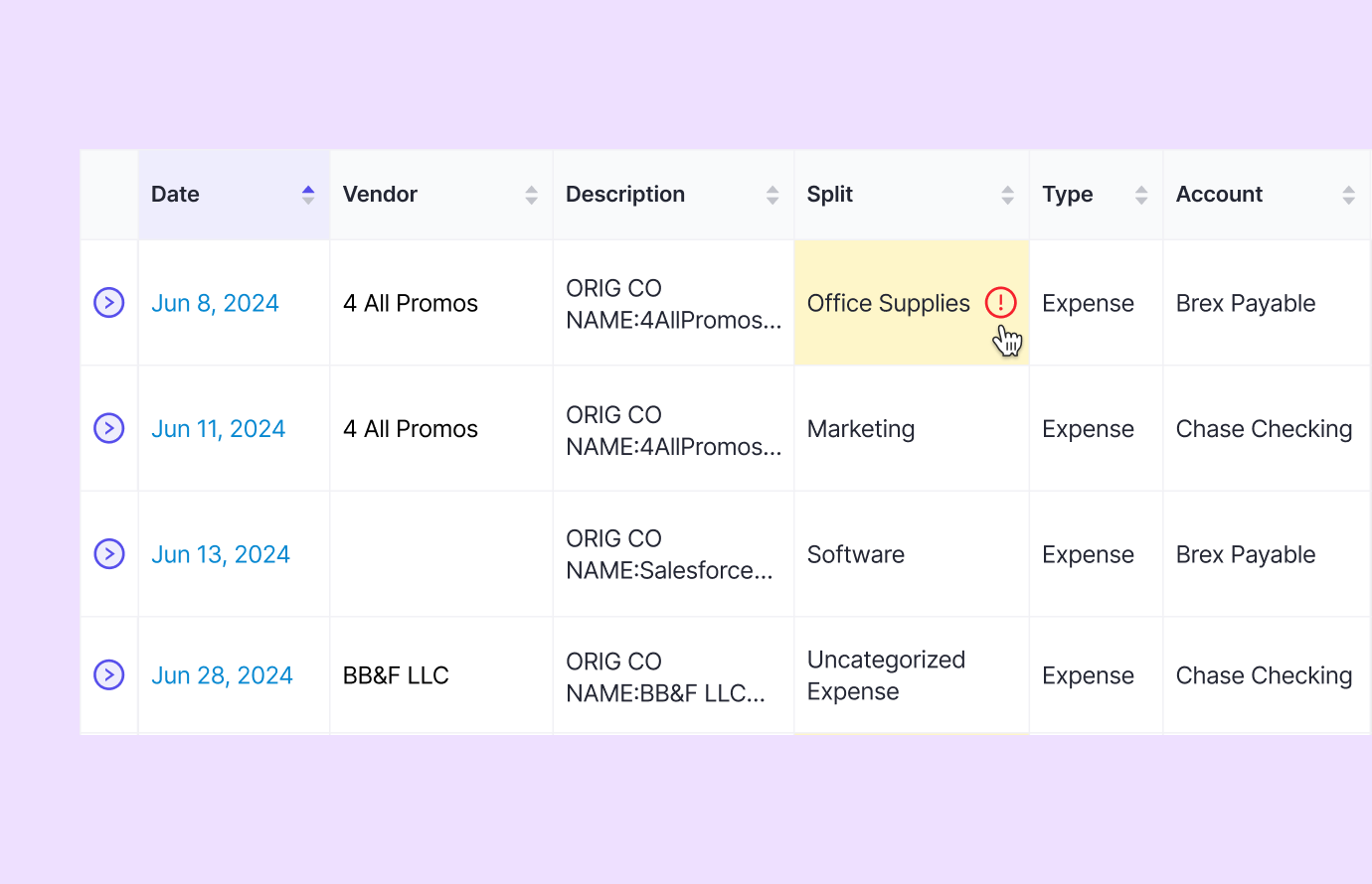 keeper expense management