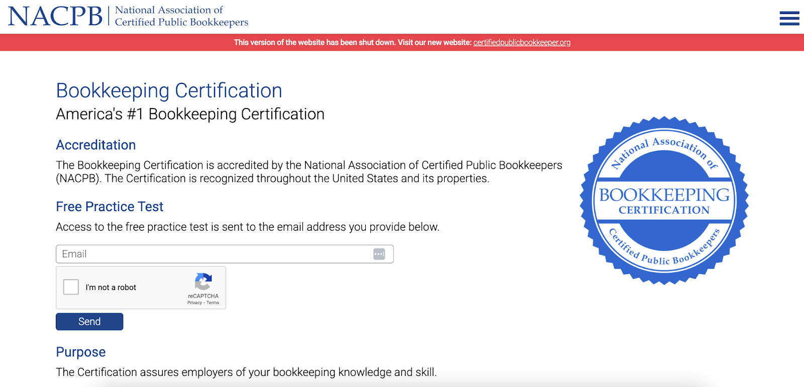 NACPB Bookkeeper Certification