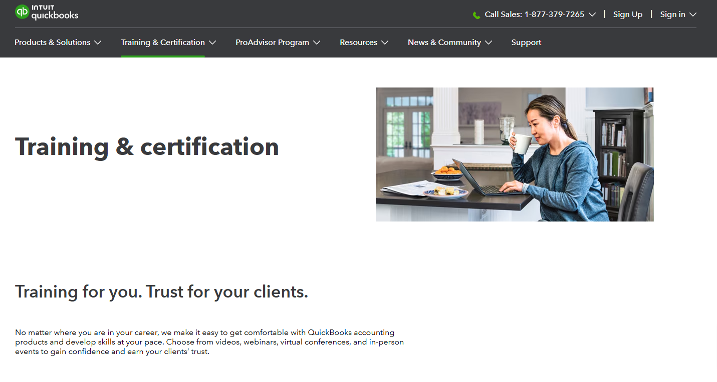 quickbook tranings and certification