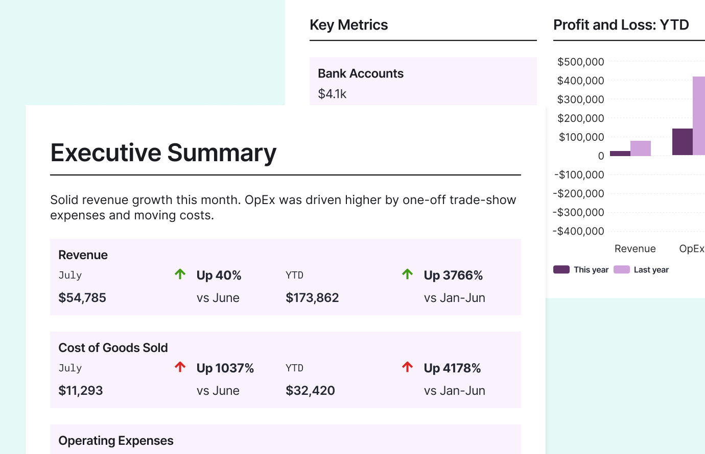 report executive summary